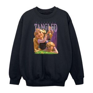 Tangled Girls Rapunzel Montage Sweatshirt / Black